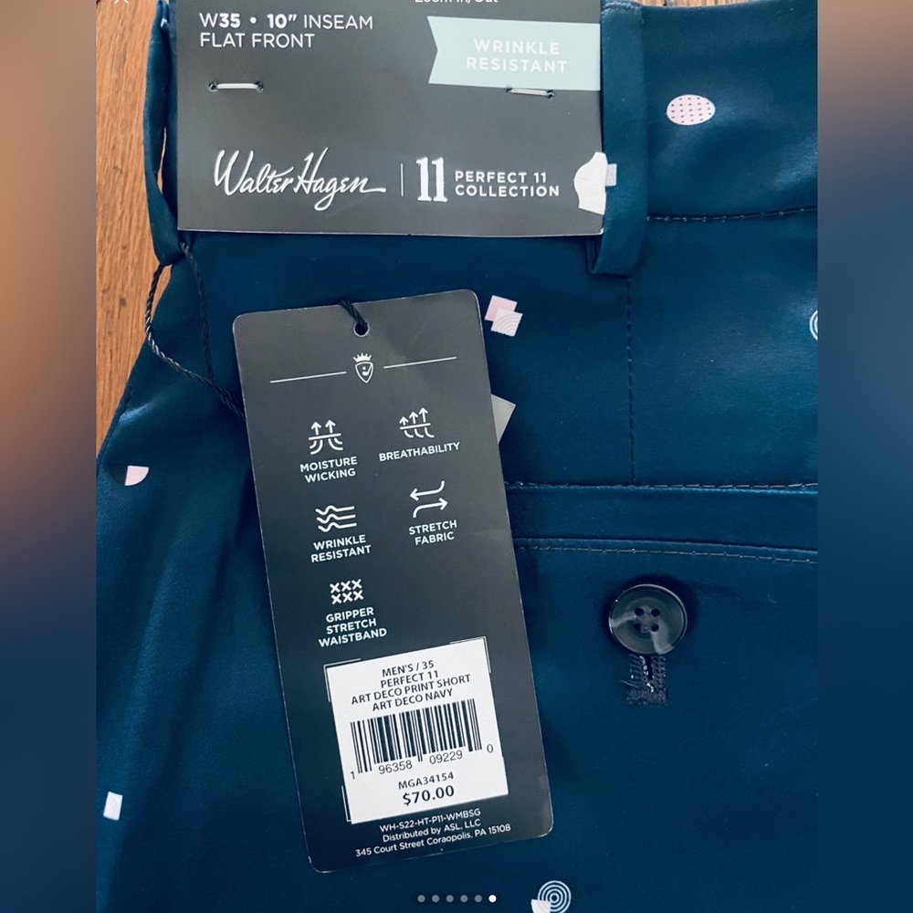 Mens Walter Hagen Perfect 11 Golf Shorts!  So comfortable. - Picture 4 of 4